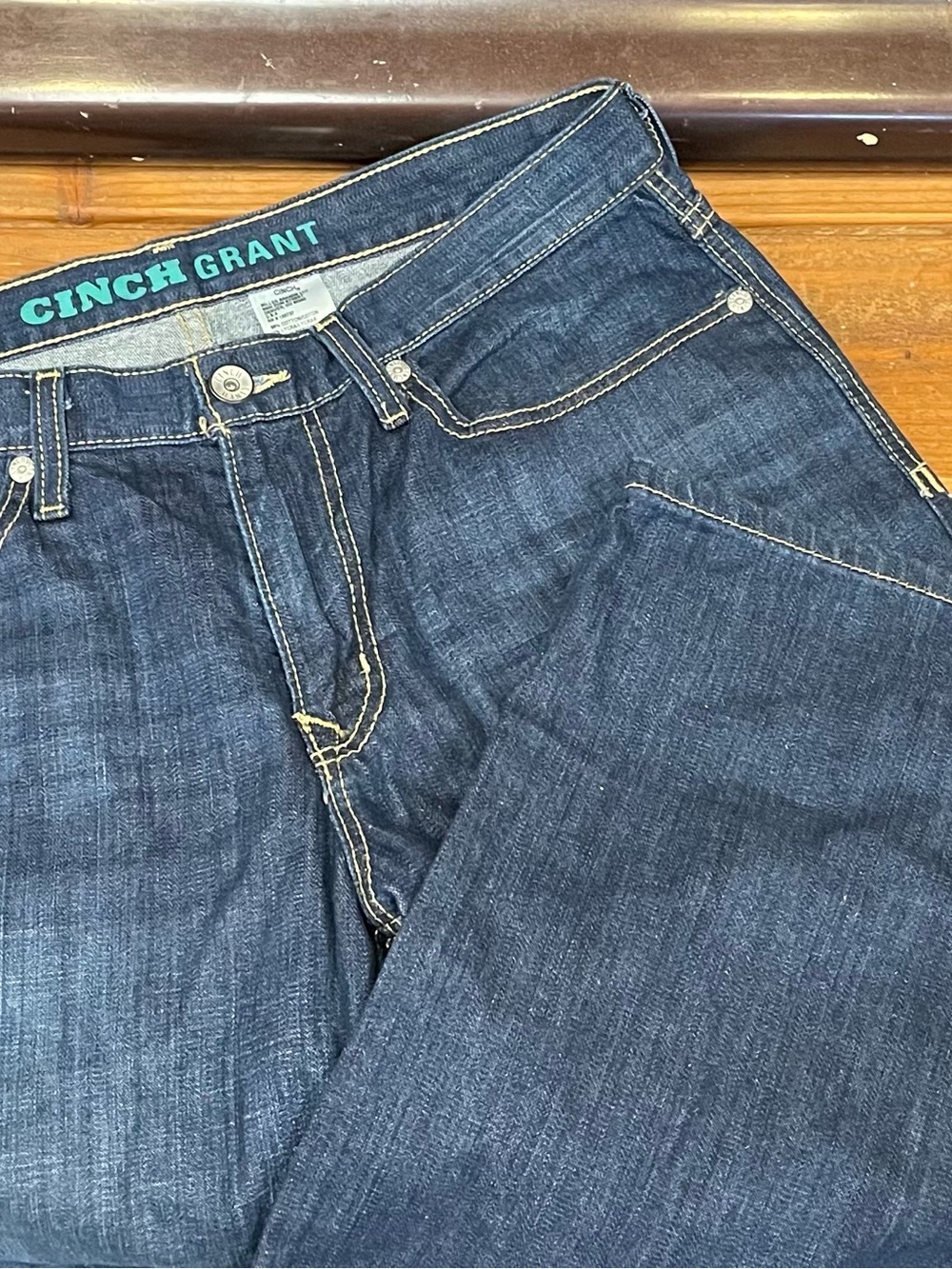 CINCH Grant Men's Dark Blue Relaxed Fit Jeans